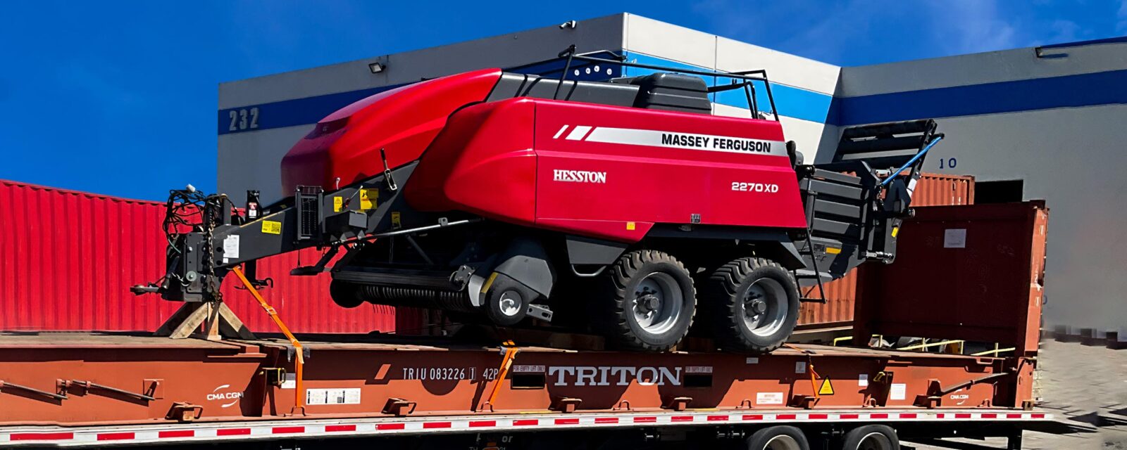 Baler Massey Ferguson Xd Atlantic Project Cargo Global Provider